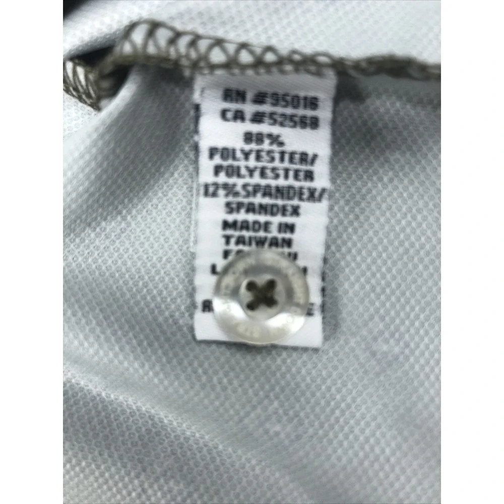 Straight Down Shirt M Performance Polo Golf All Over Print -Olive Green - Picture 10 of 12